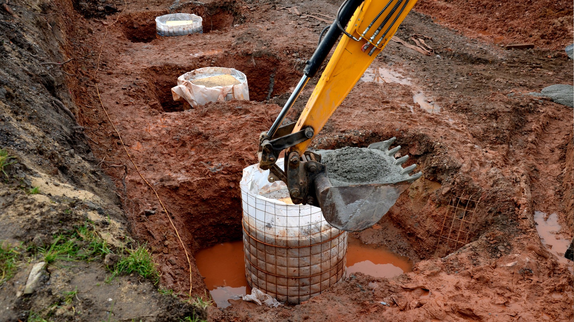 Cimentación y pavimentación